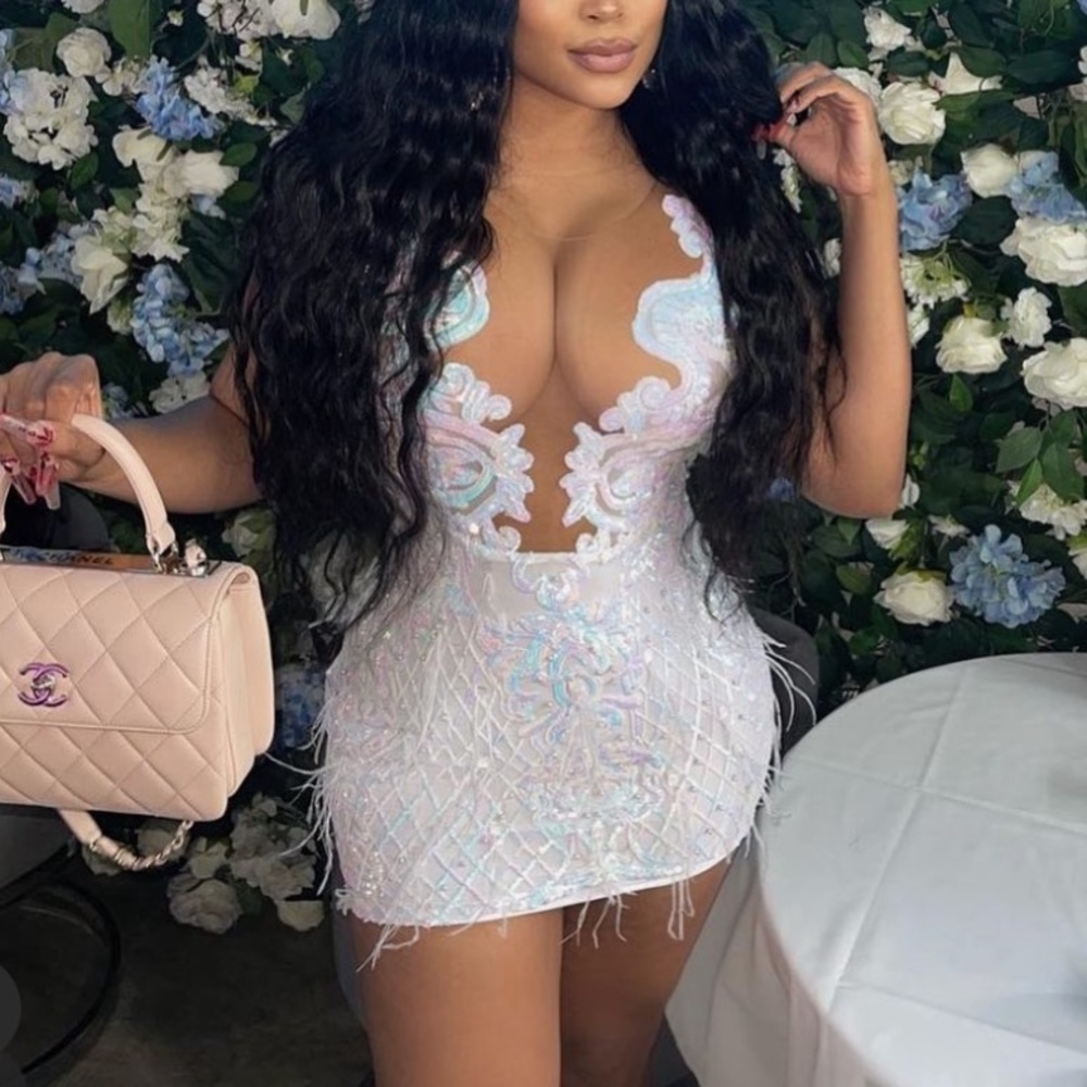 White birthday dress